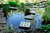POND WITH STEPPING STONES