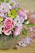 AUTUMN BOUQUET IN PINK, WHITE AND LILAC