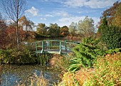 Aboretum large pond and Monet bridge