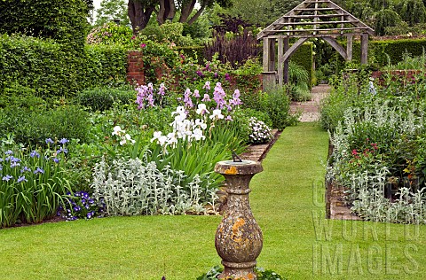 Twin_borders_including_Iris_and_herbaceaous_perennials
