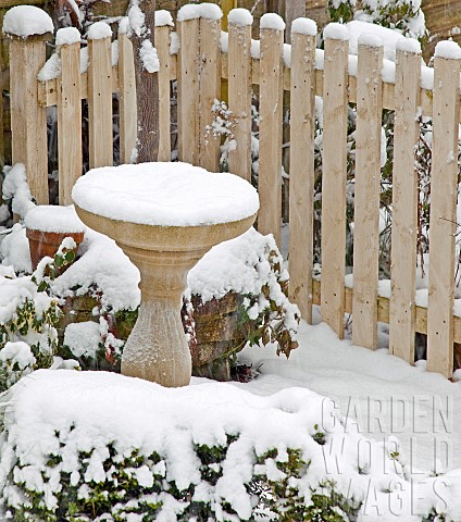 Snow_and_ice_on_Bird_Bath_and_fence