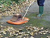 LEAF SWEEPING WITH A FLYMO